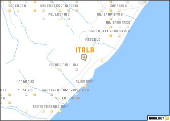 map of Itala