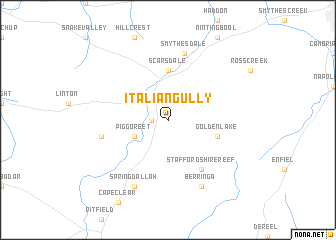 map of Italian Gully