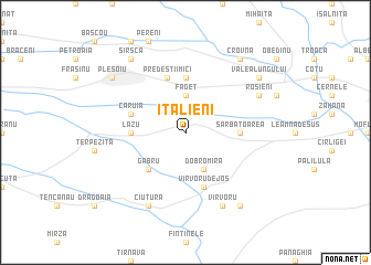 map of Italieni