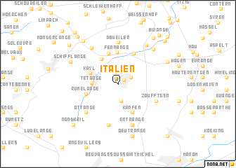 map of Italien