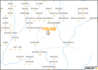 map of Italiwo