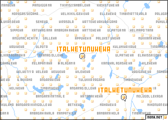 map of Italwetunuwewa