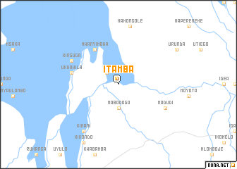 map of Itamba