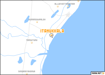 map of Itamukkala