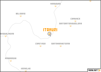 map of Itamuri