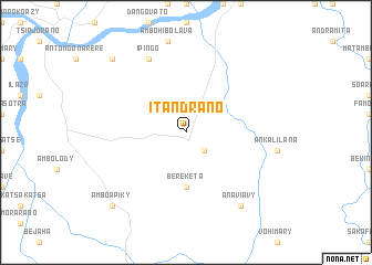 map of Itandrano