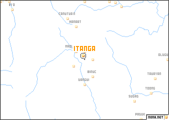 map of Itanga