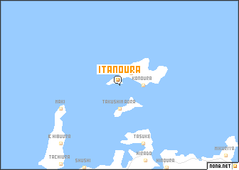 map of Itanoura