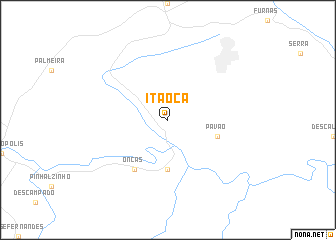 map of Itaoca