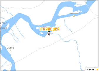 map of Itapacurá