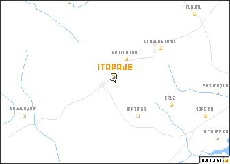 map of Itapajé