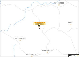 map of Itapará