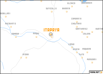 map of Itapaya