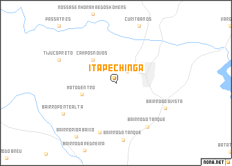 map of Itapechinga