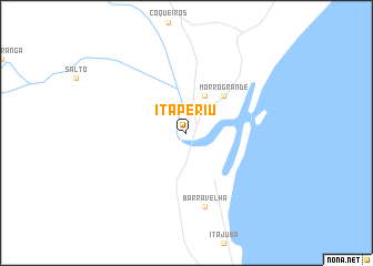 map of Itaperiú