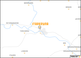 map of Itaperuna