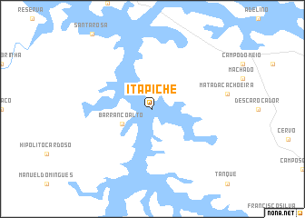 map of Itapiché