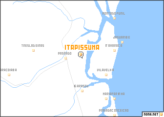 map of Itapissuma