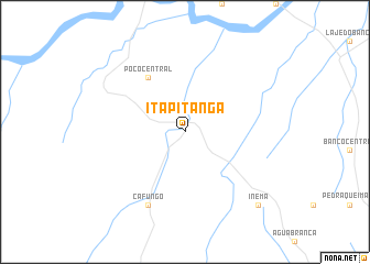 map of Itapitanga