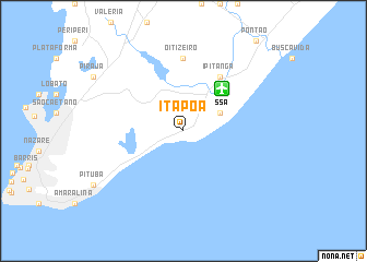 map of Itapoã