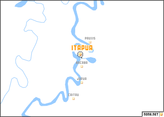 map of Itapuã