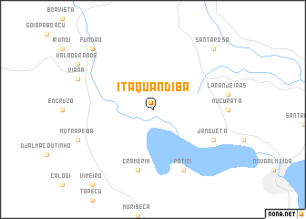 map of Itaquandiba