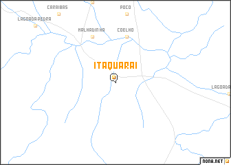 map of Itaquaraí