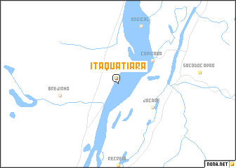 map of Itaquatiara