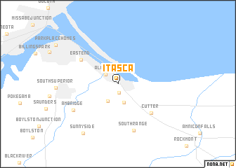 map of Itasca