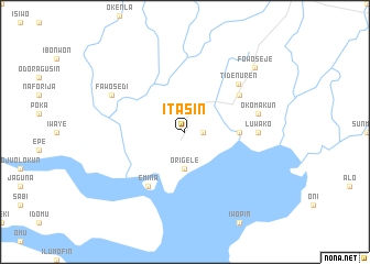 map of Itasin