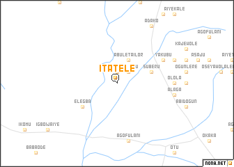 map of Itatele