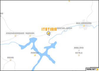 map of Itatiaia