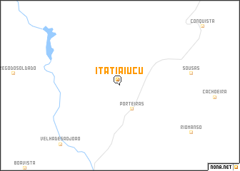 map of Itatiaiuçu