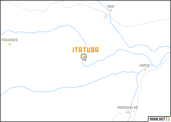 map of Itatuba
