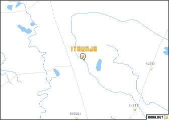 map of Itaunja