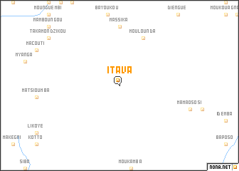 map of Itava