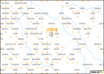 map of Ītaya