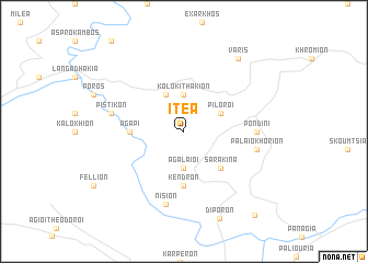 map of Itéa