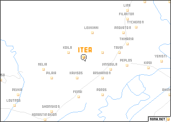 map of Itéa