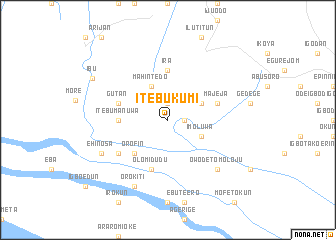 map of Itebukumi