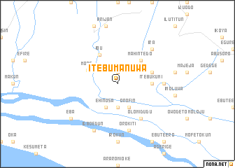 map of Itebu Manuwa