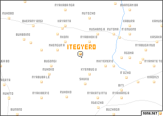 map of Itegyero