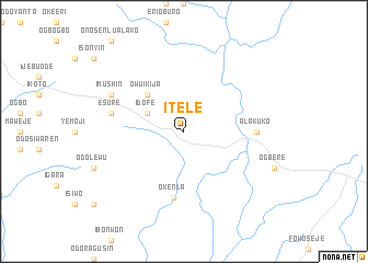 map of Itele