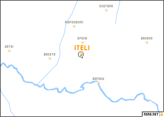 map of Iteli