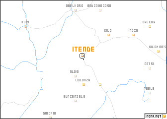 map of Itende