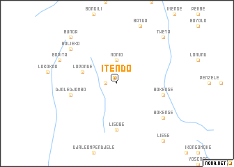 map of Itendo