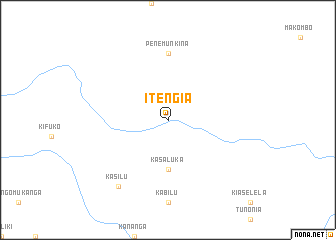 map of Itengia