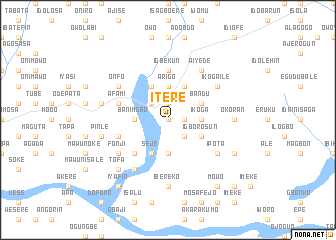 map of Itere