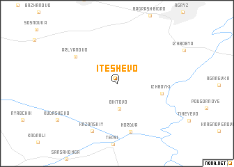 map of Iteshevo