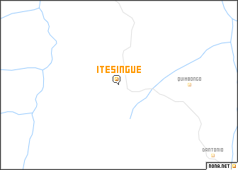 map of Itesingue